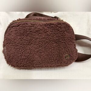 lululemon athletica Brown Sherpa Crossbody Bag